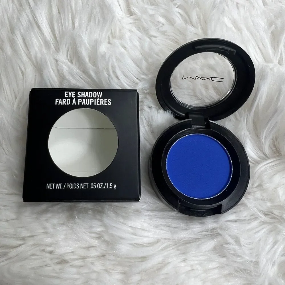 MAC Atlantic Blue Matte Eye Shadow Single Cobalt Blue 0.05oz 1.5g NIB